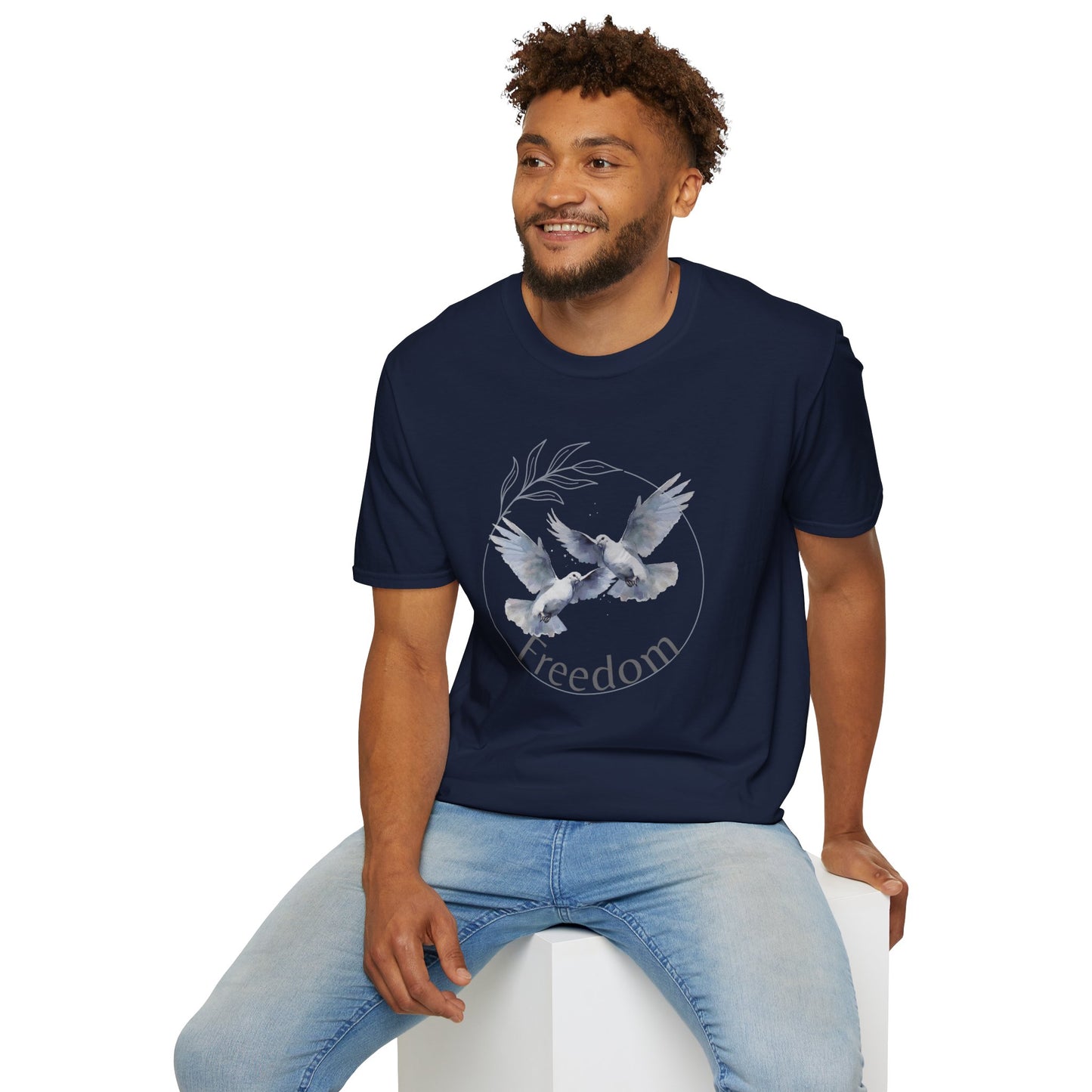 Herren Baumwoll T-Shirt "Freedom"