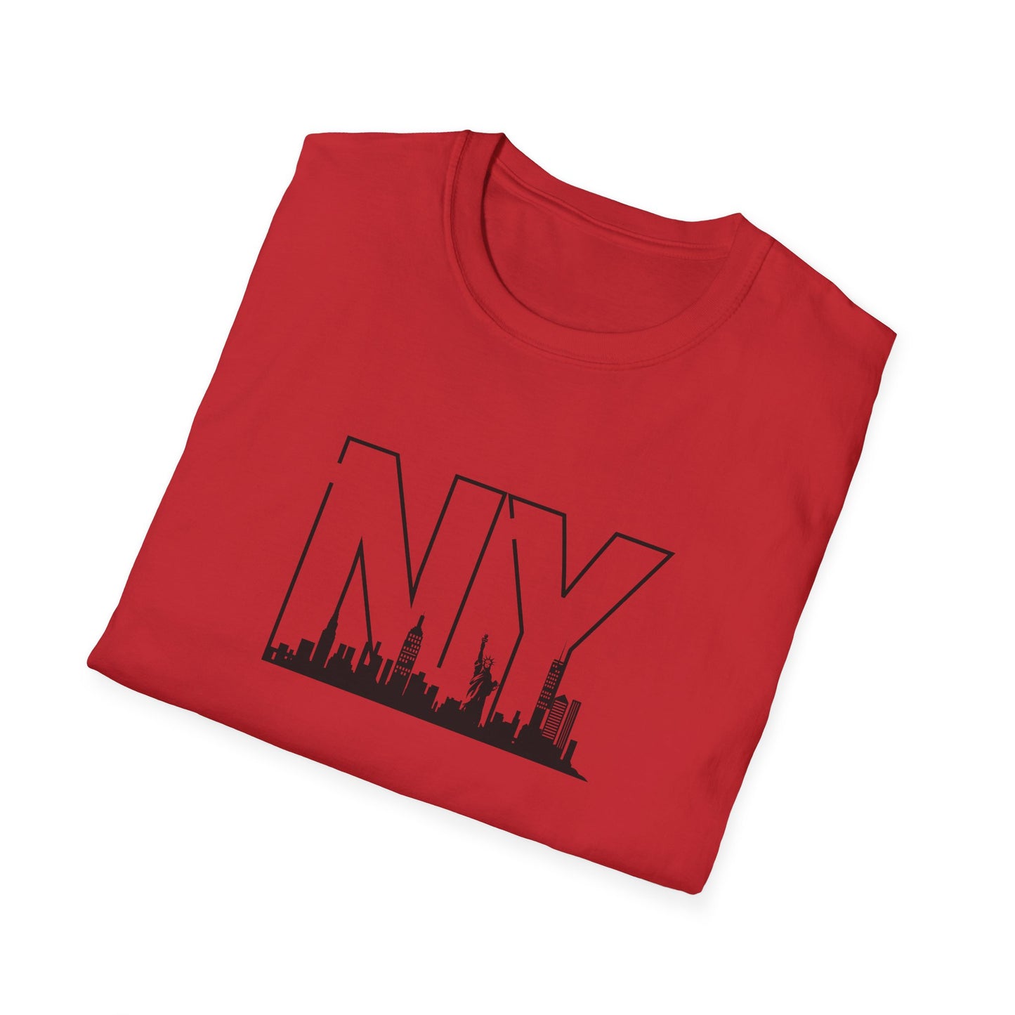 Herren Baumwoll T-Shirt "New York Skyline"