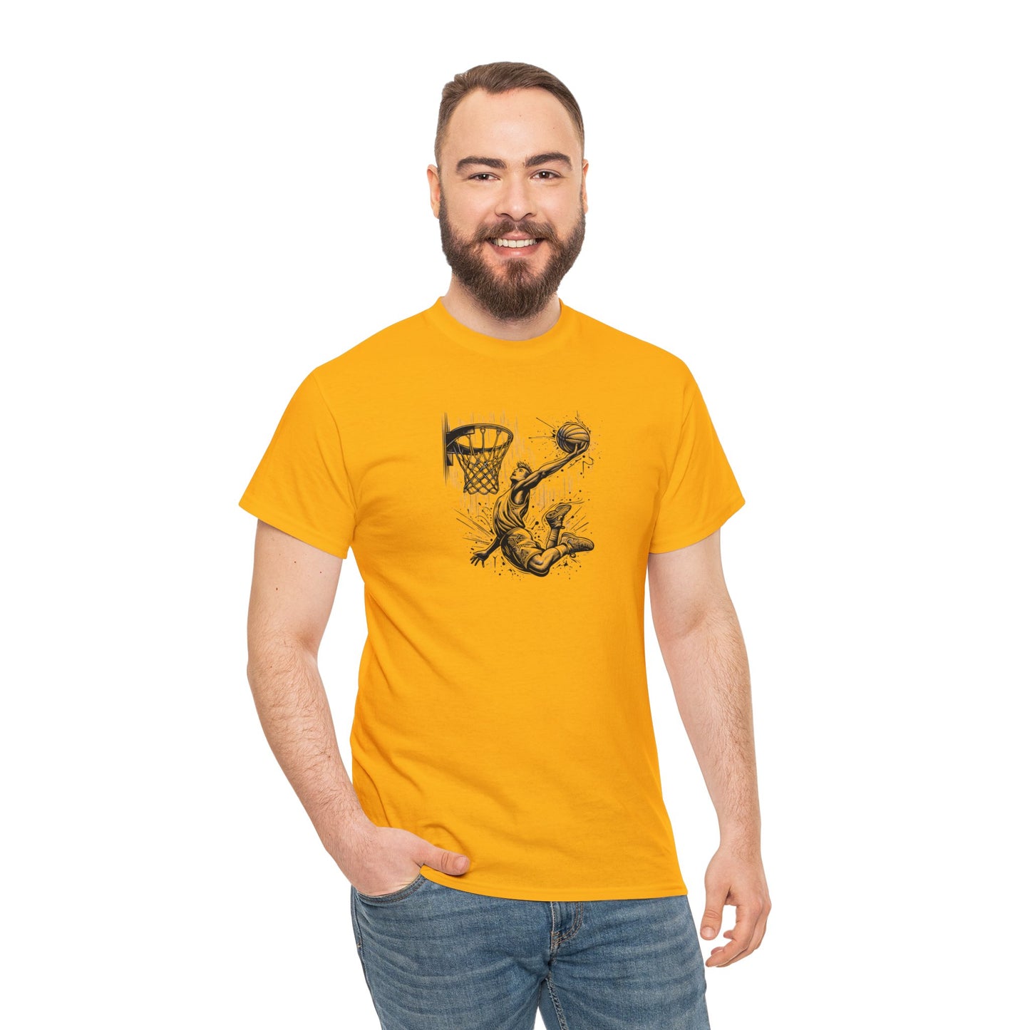 Herren Bio-Baumwoll T-Shirt "Basketball"