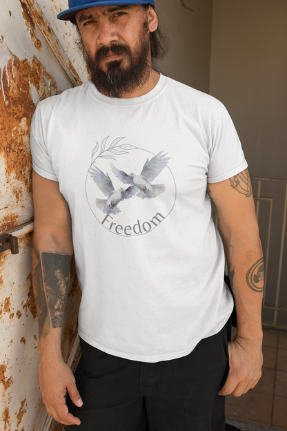 Herren Baumwoll T-Shirt "Freedom"