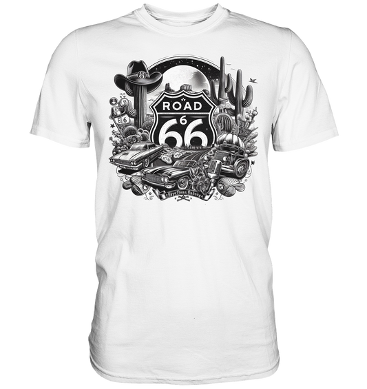 Herren Bio-Baumwoll T-Shirt "Road66"
