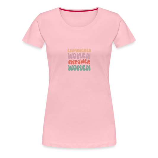 Frauen Empowered T-Shirt - Hellrosa