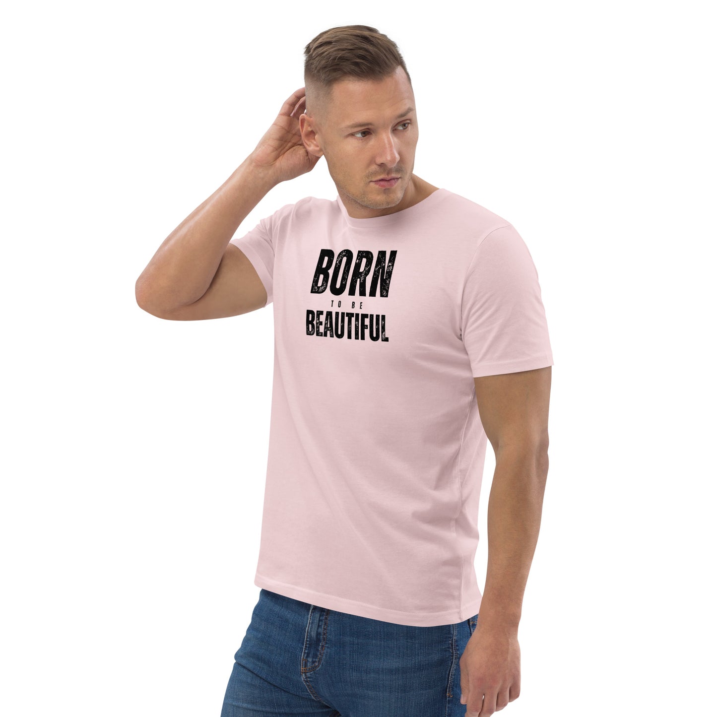 Herren Baumwoll-T-Shirt "Born to be"