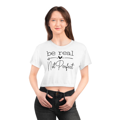 Kurzes T-Shirt "not perfect"