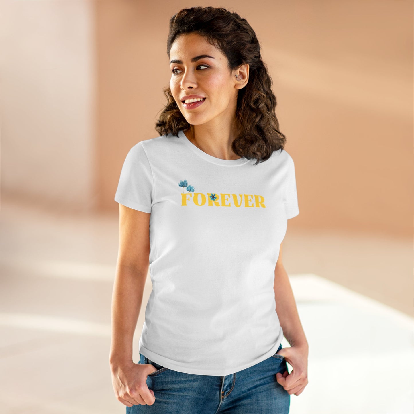 Damen Baumwoll T-Shirt "Forever"