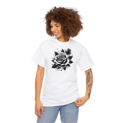 Damen Bio-Baumwoll T-Shirt "Rose" weiss