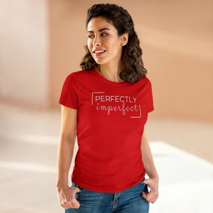 Damen Baumwoll T-Shirt "Perfectly imperfect"