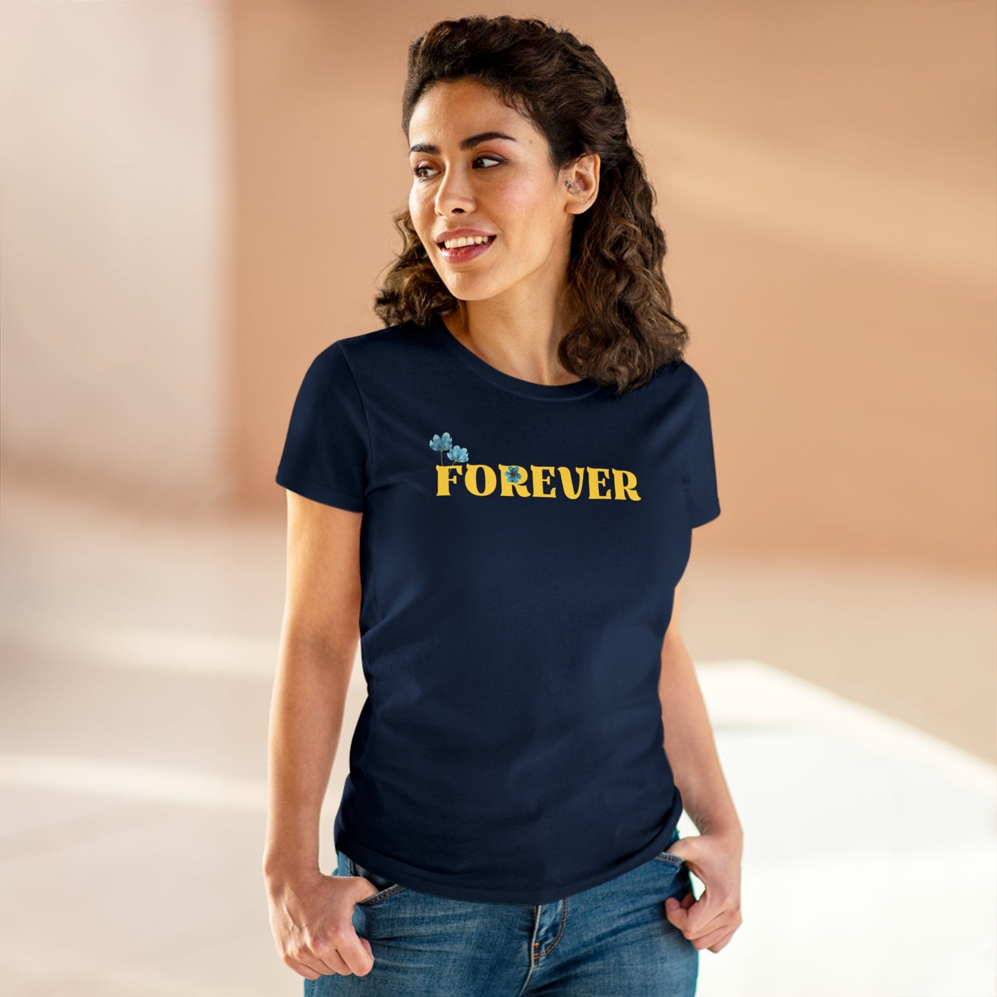 Damen Baumwoll T-Shirt "Forever"