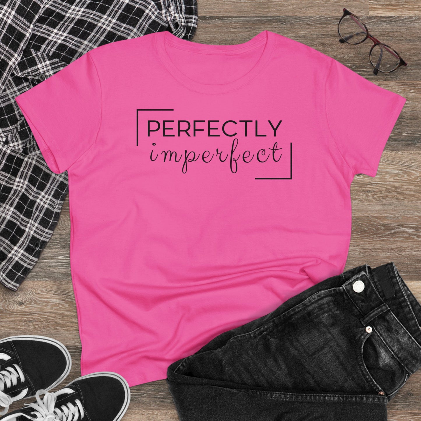 Damen Baumwoll T-Shirt "Perfectly imperfect"