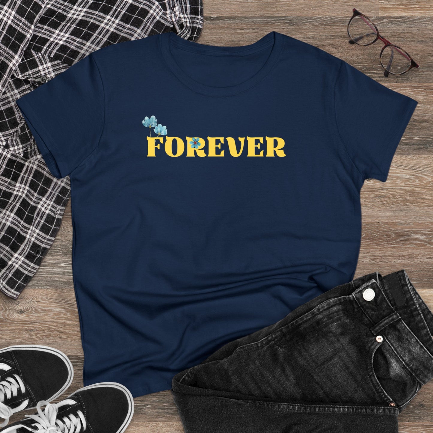 Damen Baumwoll T-Shirt "Forever"