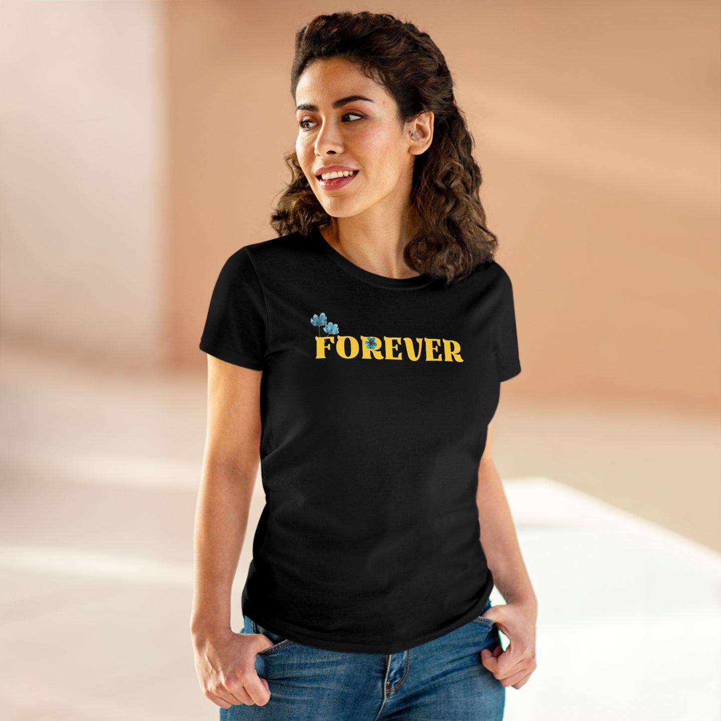 Damen Baumwoll T-Shirt "Forever"