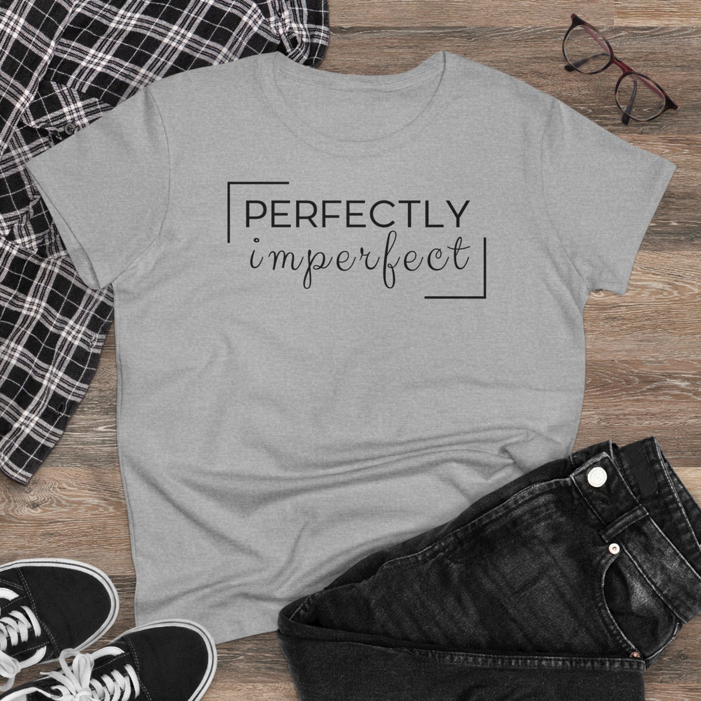 Damen Baumwoll T-Shirt "Perfectly imperfect"