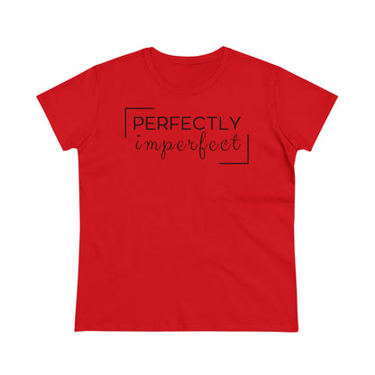 Damen Baumwoll T-Shirt "Perfectly imperfect"