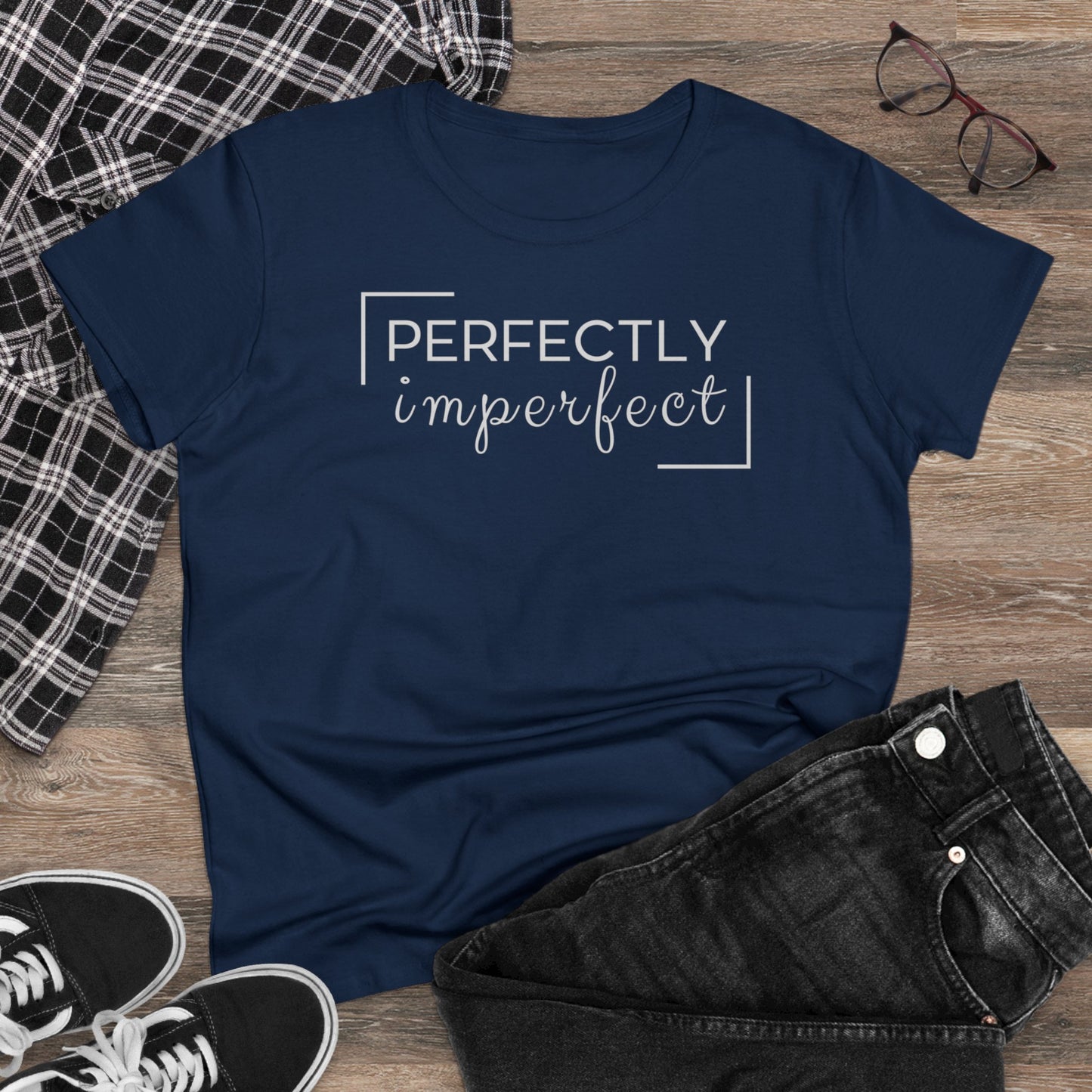 Damen Baumwoll T-Shirt "Perfectly imperfect"