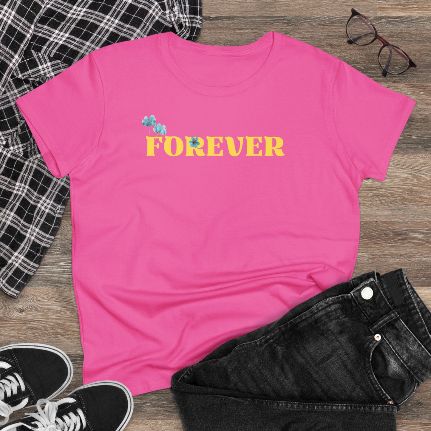 Damen Baumwoll T-Shirt "Forever"