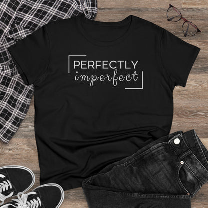 Damen Baumwoll T-Shirt "Perfectly imperfect"