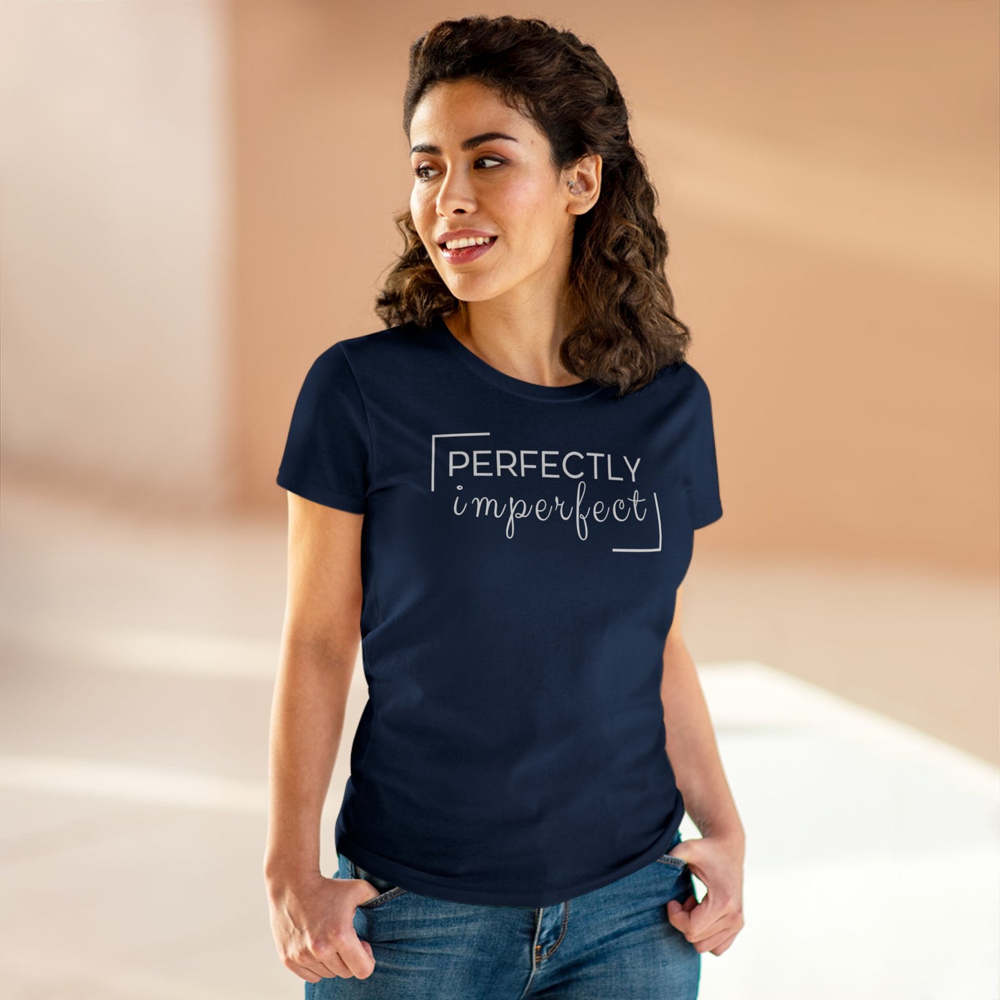 Damen Baumwoll T-Shirt "Perfectly imperfect"