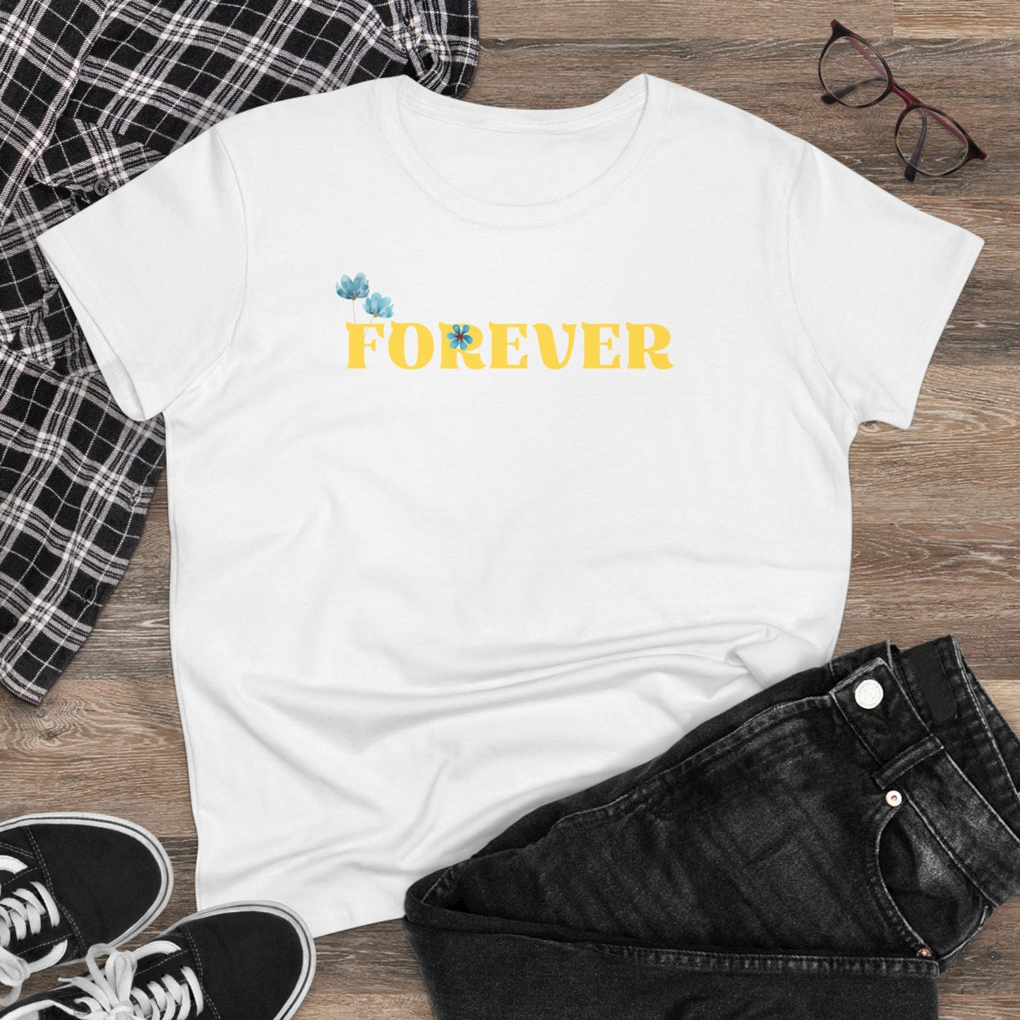 Damen Baumwoll T-Shirt "Forever"