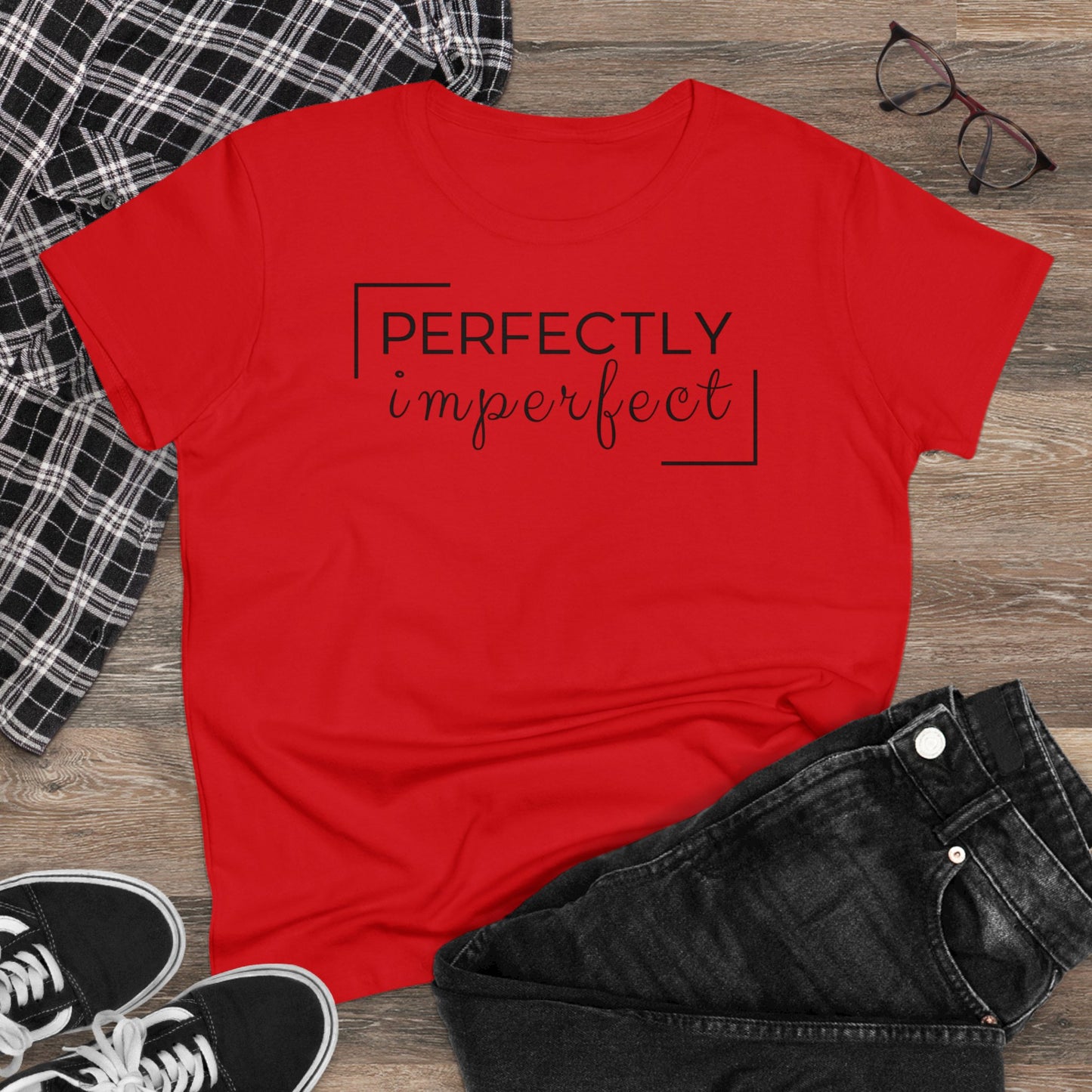 Damen Baumwoll T-Shirt "Perfectly imperfect"