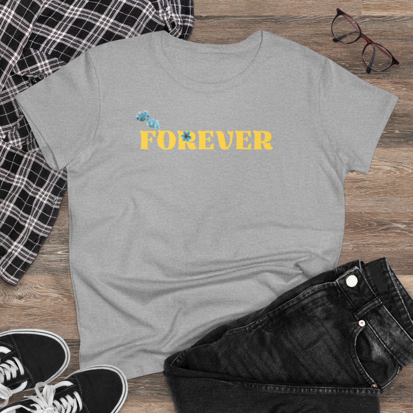 Damen Baumwoll T-Shirt "Forever"