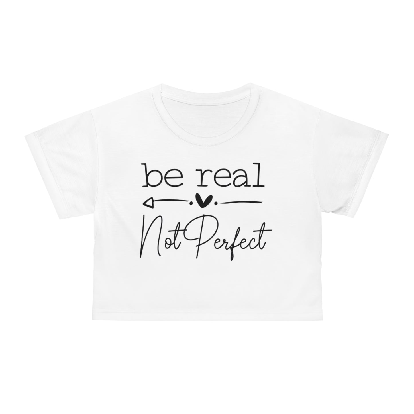 Kurzes T-Shirt "not perfect"