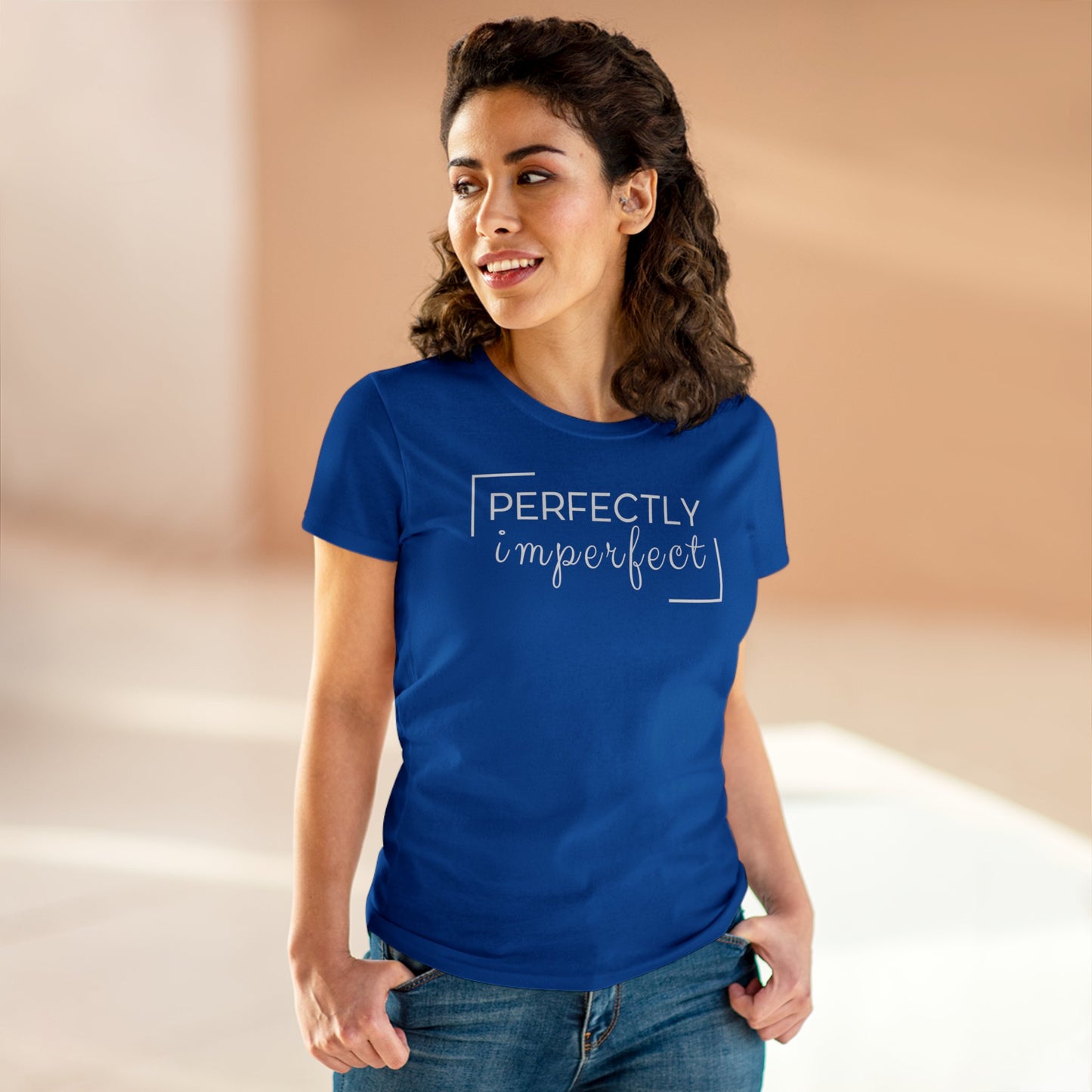 Damen Baumwoll T-Shirt "Perfectly imperfect"