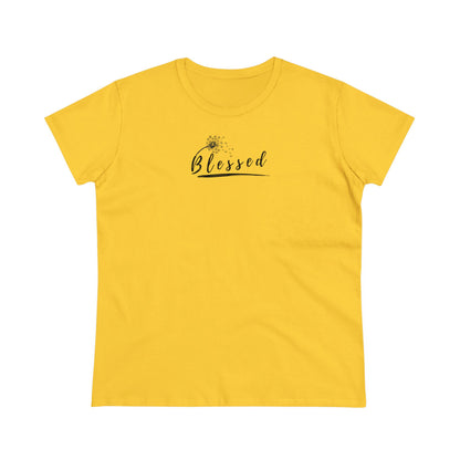 Damen Baumwoll T-Shirt "Blessed"