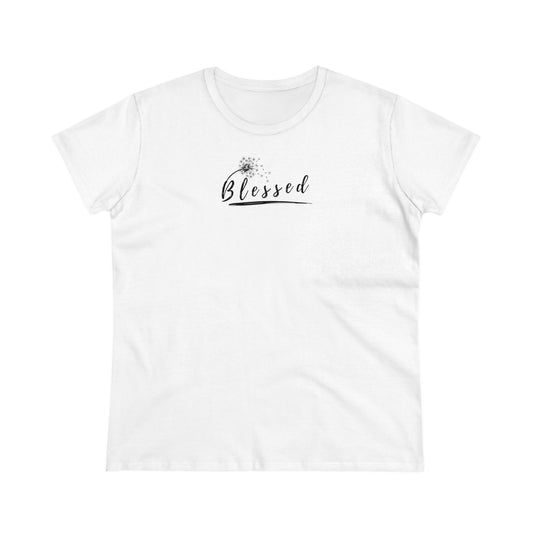 Damen Baumwoll T-Shirt "Blessed"