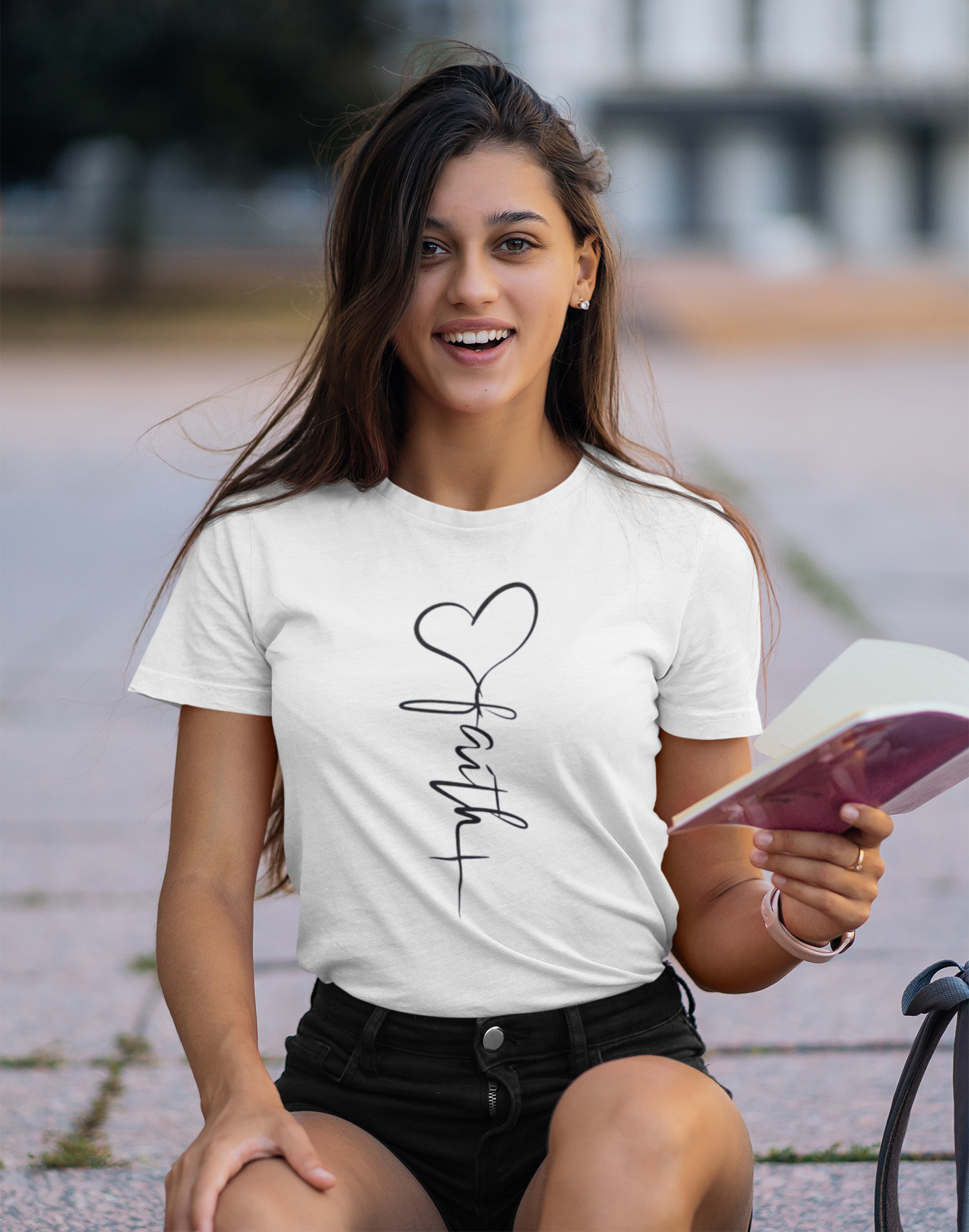 Damen Bio-Baumwoll T-Shirt "faith"