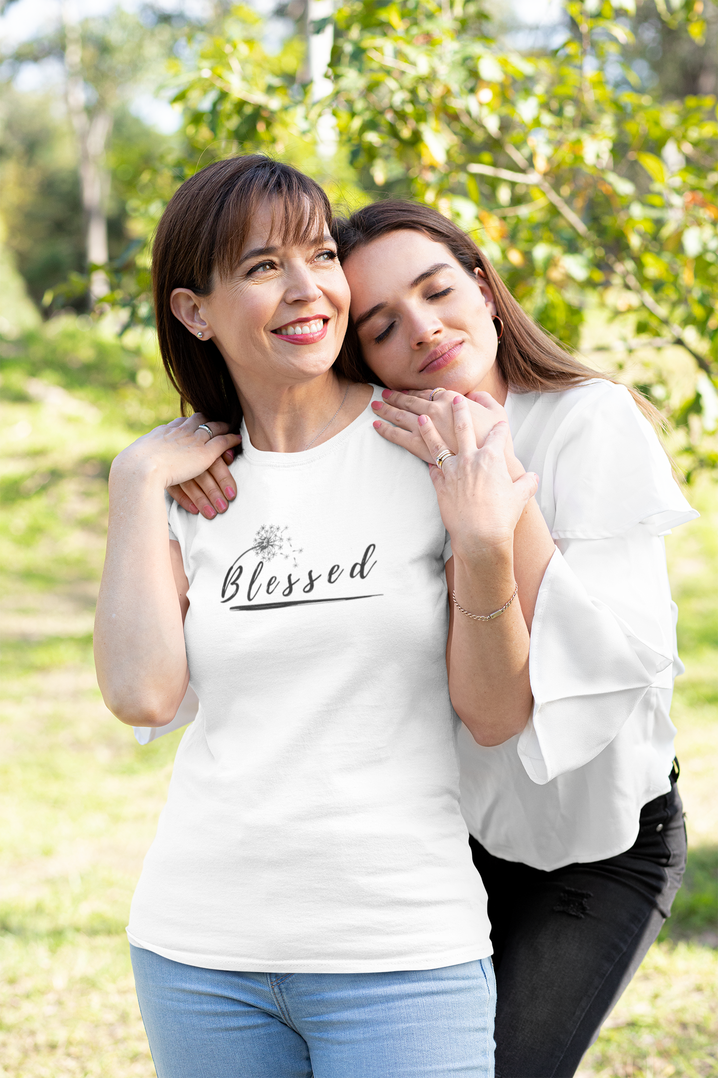 Damen Baumwoll T-Shirt "Blessed"