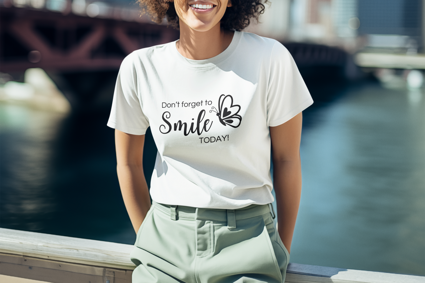 Damen T-Shirt "Smile"