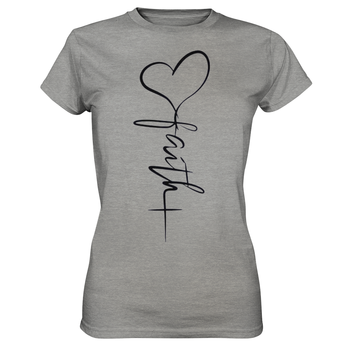 Damen Bio-Baumwoll T-Shirt "faith"