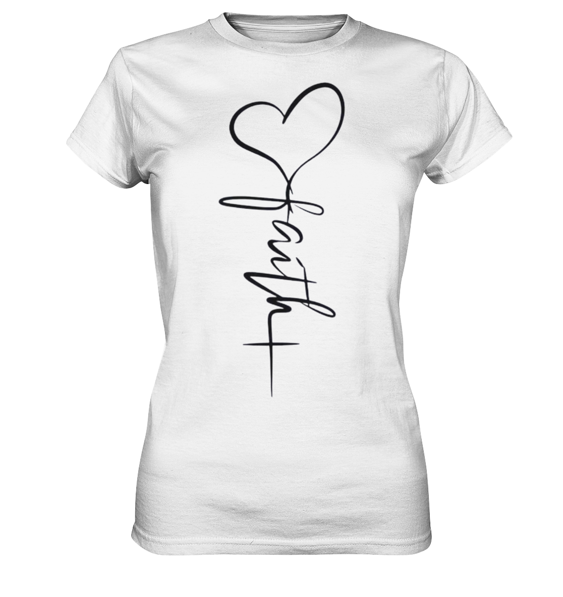 Damen Bio-Baumwoll T-Shirt "faith"