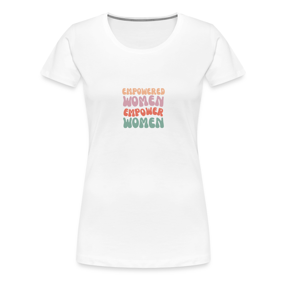 Frauen Empowered T-Shirt - weiß