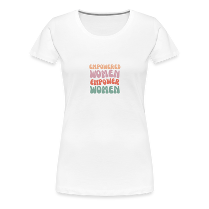 Frauen Empowered T-Shirt - weiß