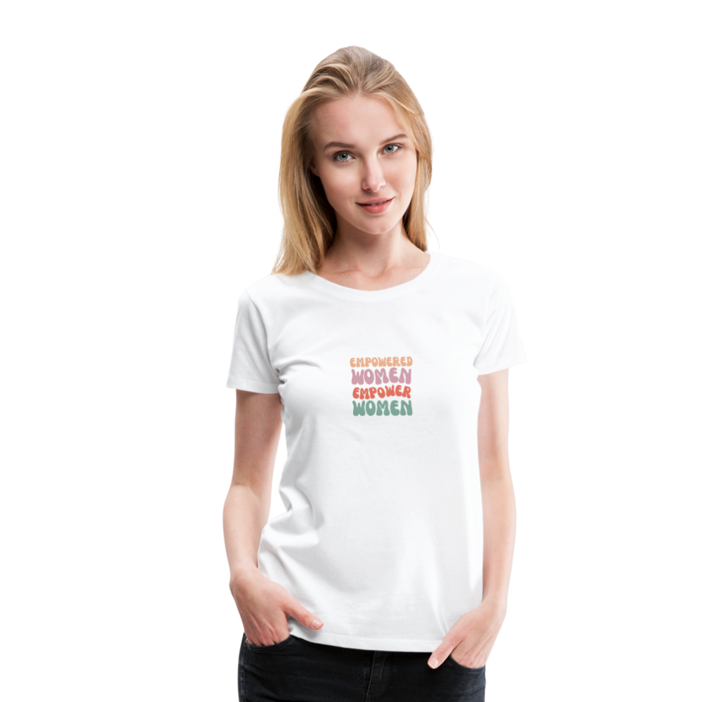 Frauen Empowered T-Shirt - weiß