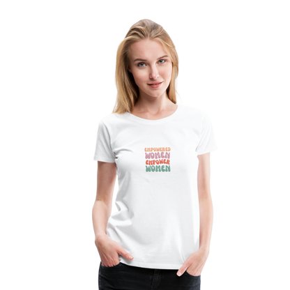 Frauen Empowered T-Shirt - weiß