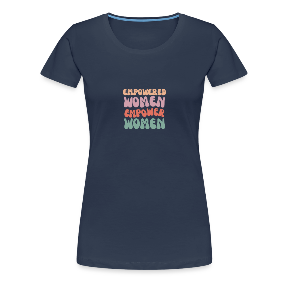 Frauen Empowered T-Shirt - Navy