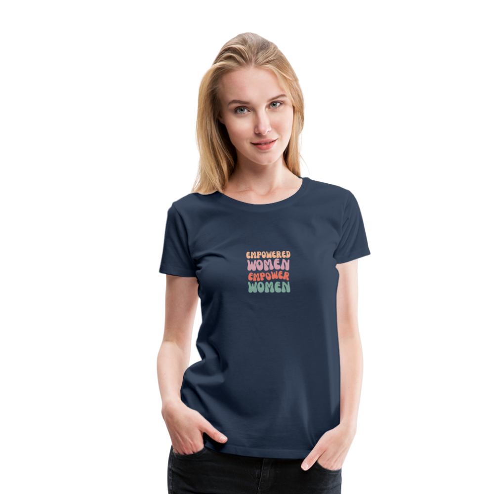 Frauen Empowered T-Shirt - Navy