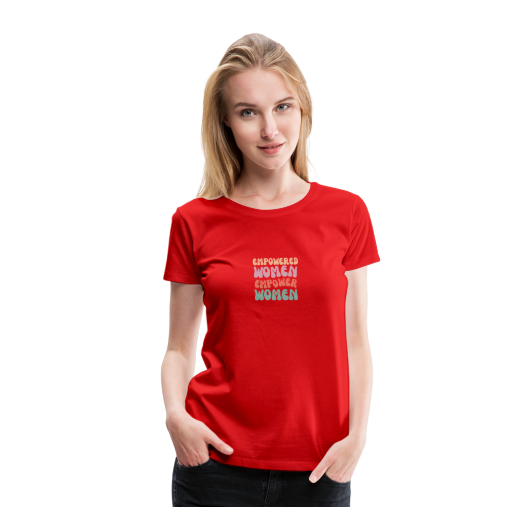 Frauen Empowered T-Shirt - Rot