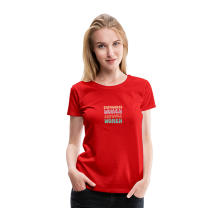 Frauen Empowered T-Shirt - Rot