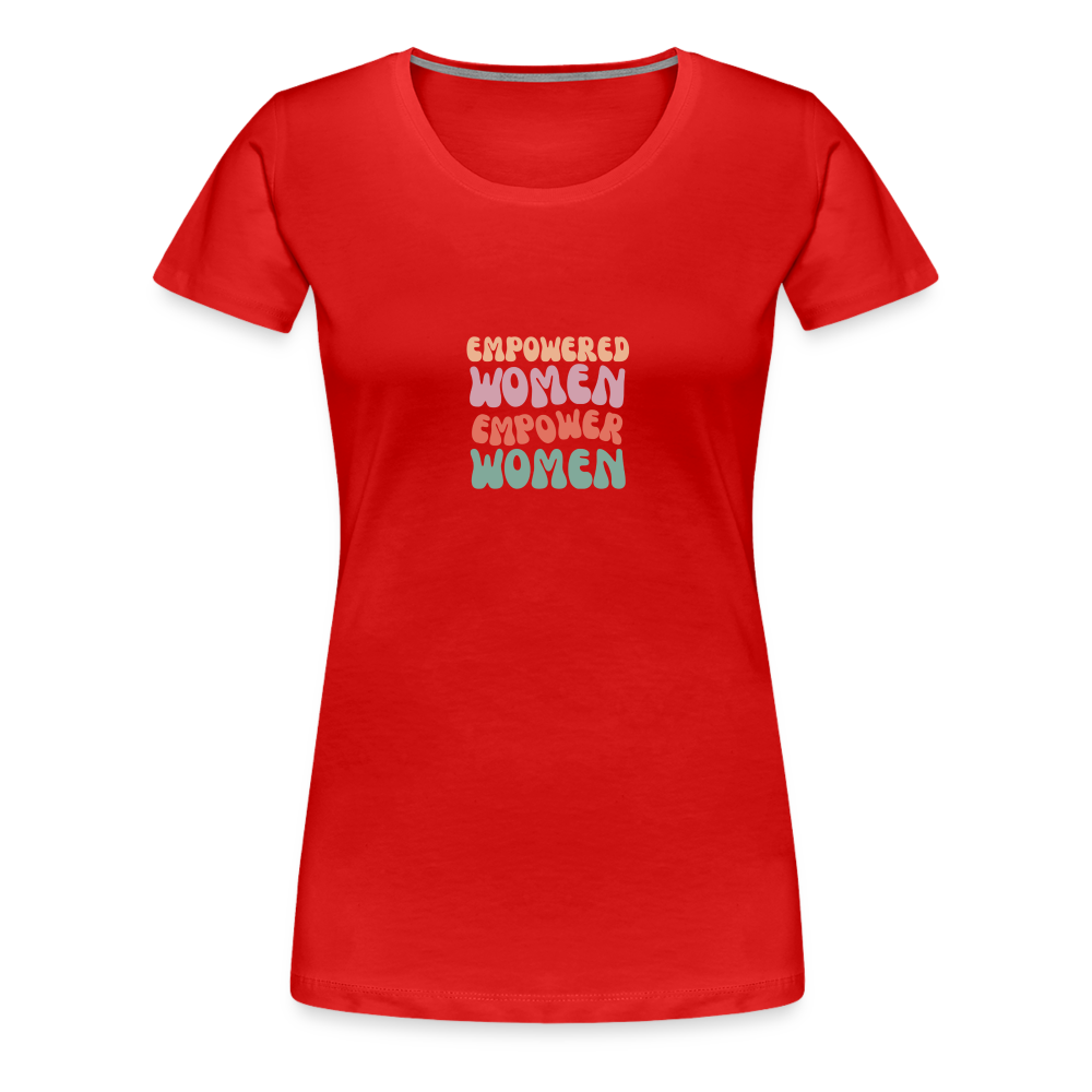 Frauen Empowered T-Shirt - Rot