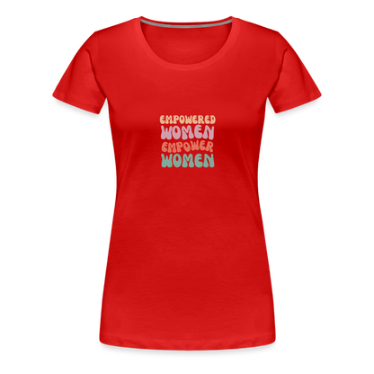 Frauen Empowered T-Shirt - Rot