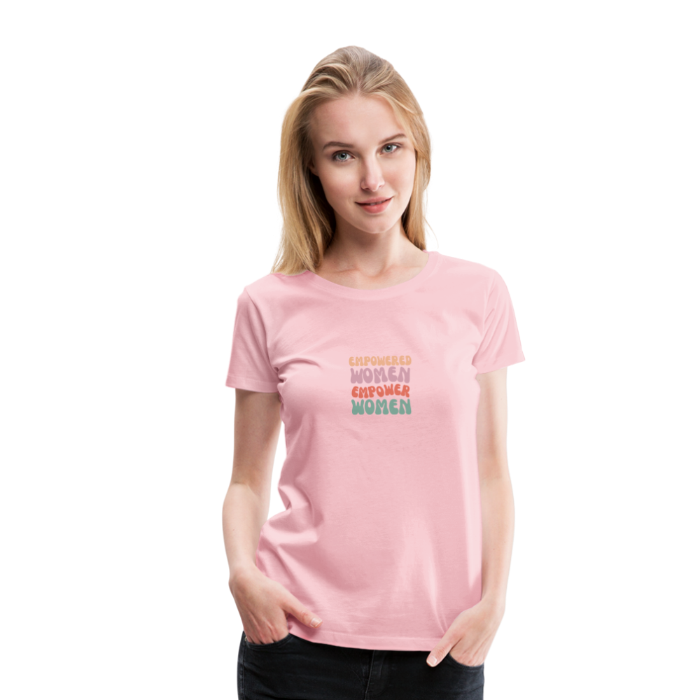 Frauen Empowered T-Shirt - Hellrosa