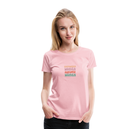 Frauen Empowered T-Shirt - Hellrosa