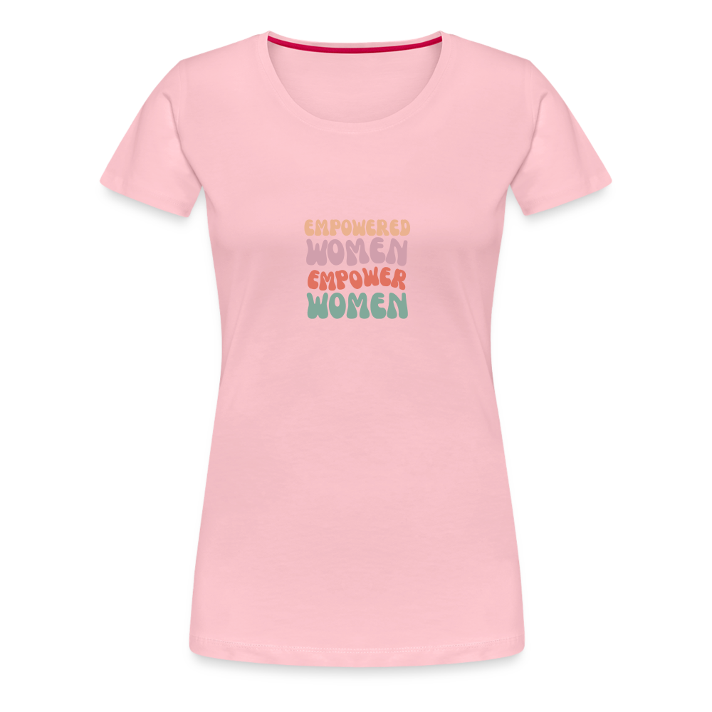 Frauen Empowered T-Shirt - Hellrosa