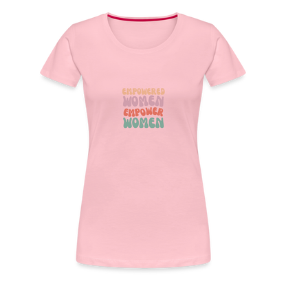 Frauen Empowered T-Shirt - Hellrosa