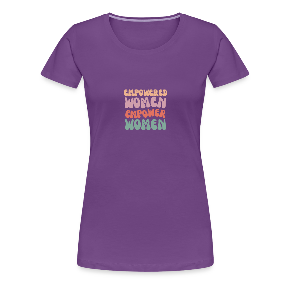 Frauen Empowered T-Shirt - Lila