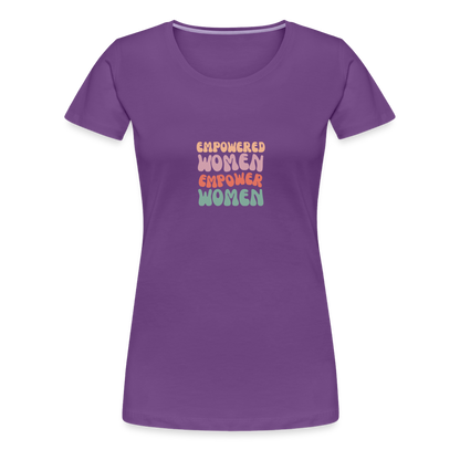 Frauen Empowered T-Shirt - Lila