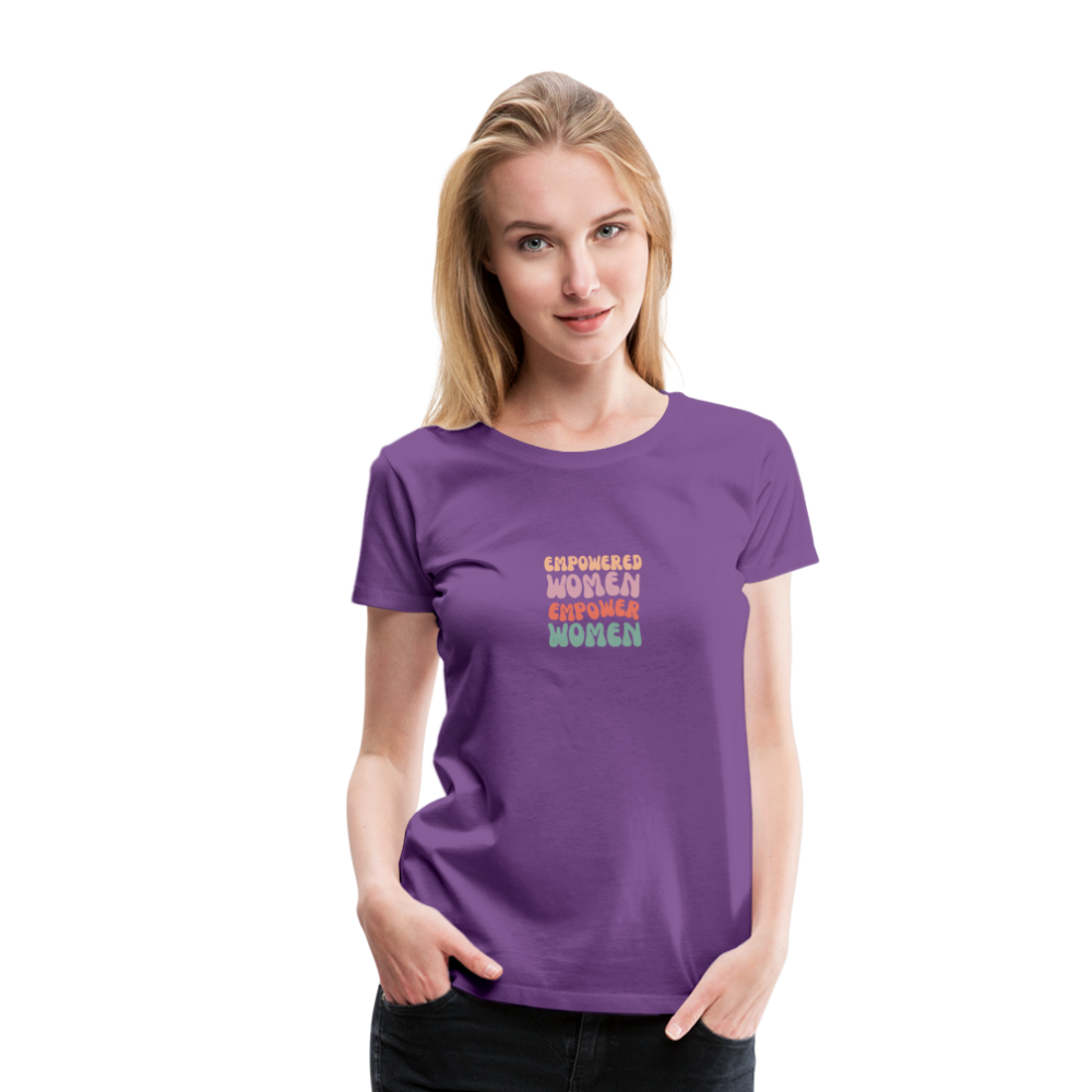 Frauen Empowered T-Shirt - Lila